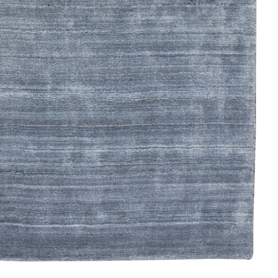 Handwoven Viscose Carpet - Dark Grey 17