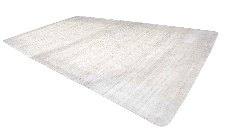 Handwoven Viscose Carpet - Cream 1