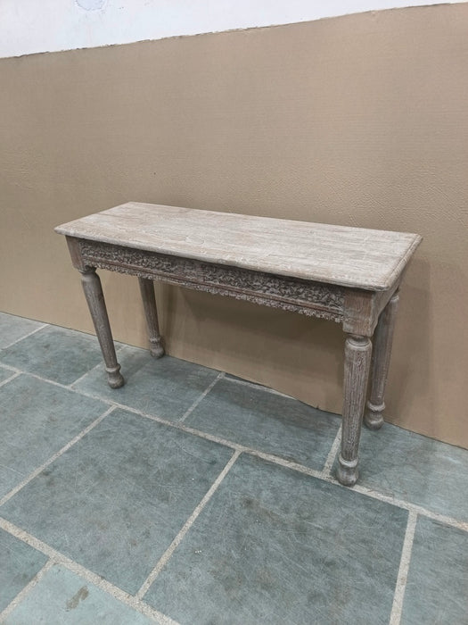WOODEN CONSOLE TABLE  122X40X76cm