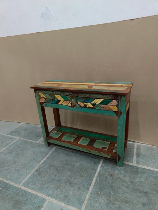 WOODEN CONSOLE TABLE  100X35X78cm