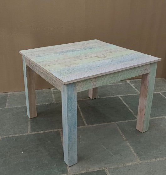 WOODEN TABLE  100X100X25cm